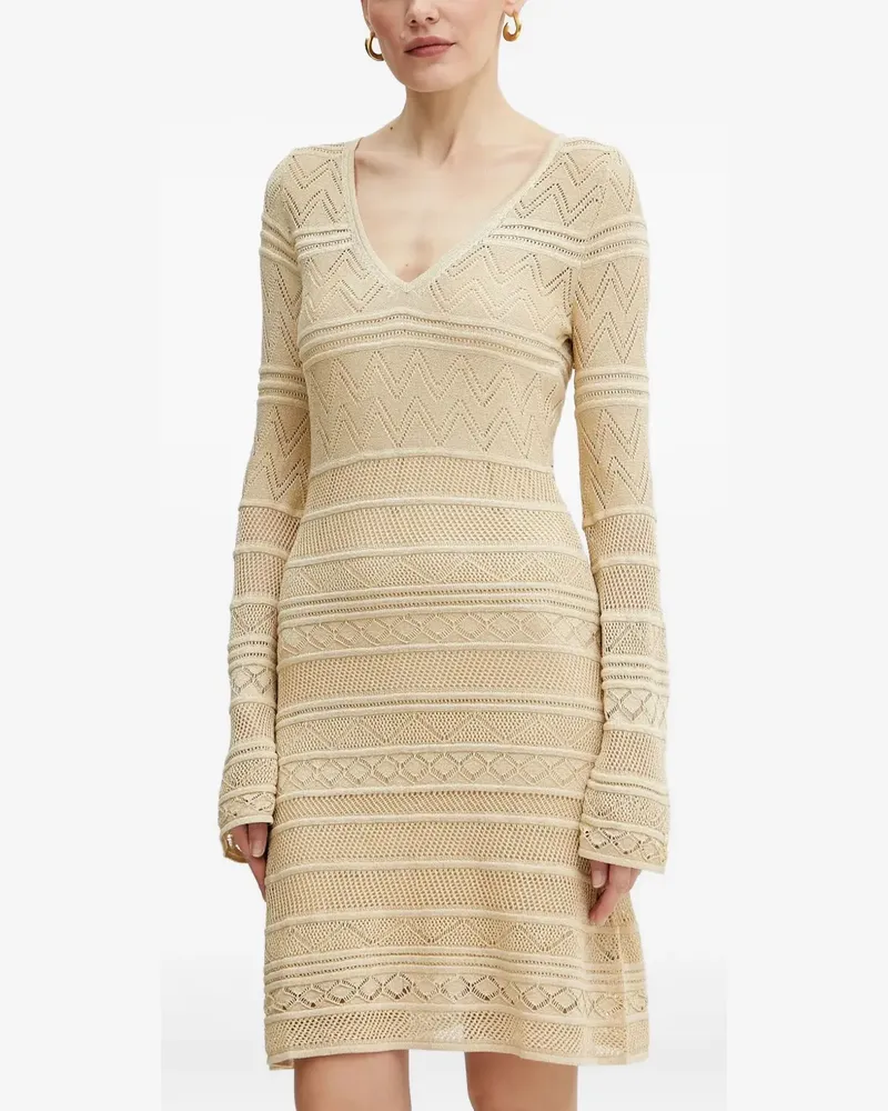 Guess Minikleid mit Glockenärmeln - Nude Nude