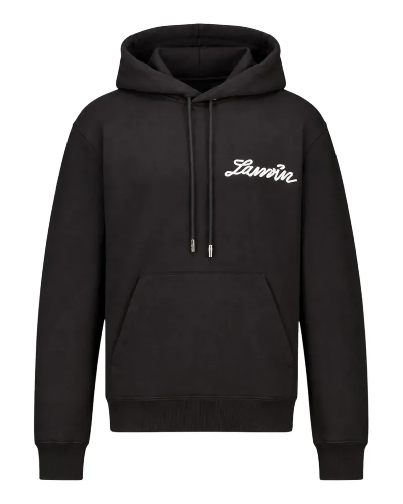 Lanvin Hoodie aus Baumwolle - Schwarz Schwarz