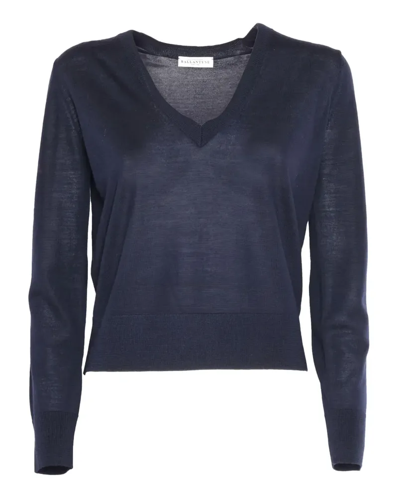 Ballantyne Pullover mit V-Ausschnitt - Blau Blau