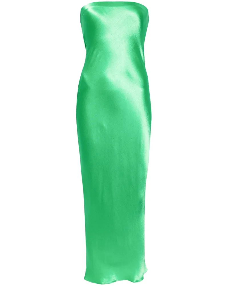 bec & bridge Moon Dance Kleid aus Satin - Grün Grün