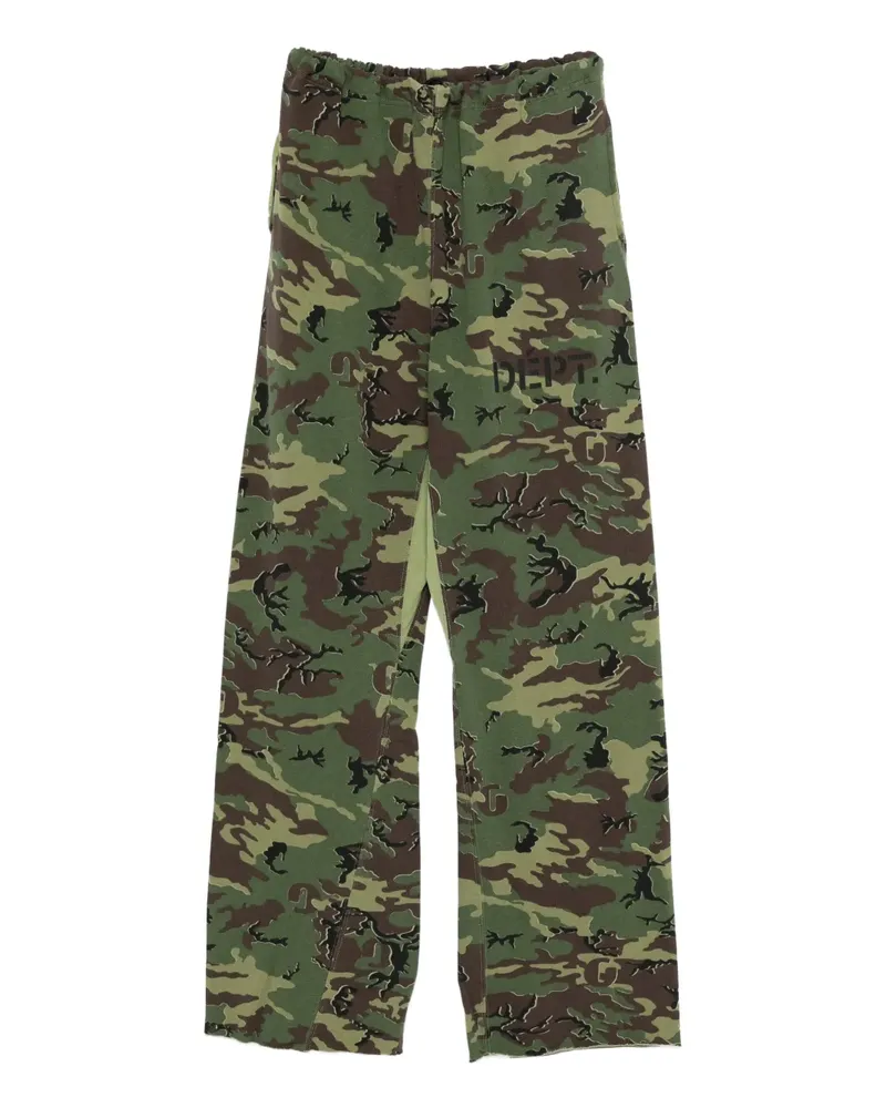 GALLERY DEPT. x Josué Thomas camouflage-pattern track pants - Grün Grün