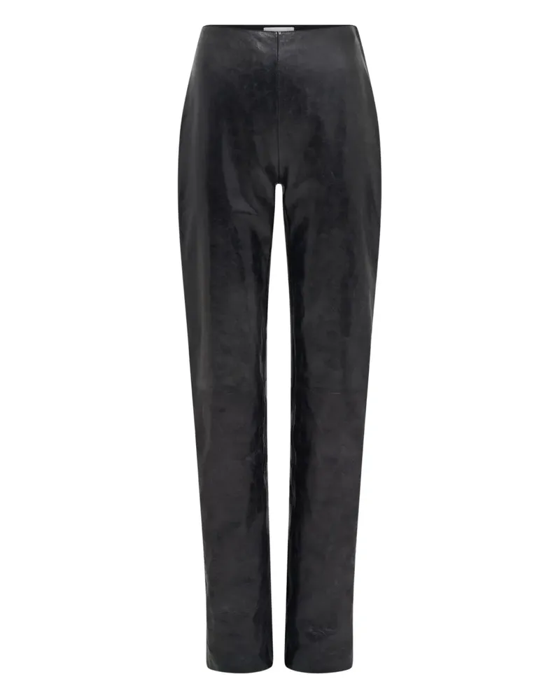 Marine Serre Glossy Moon Hose - Schwarz Schwarz