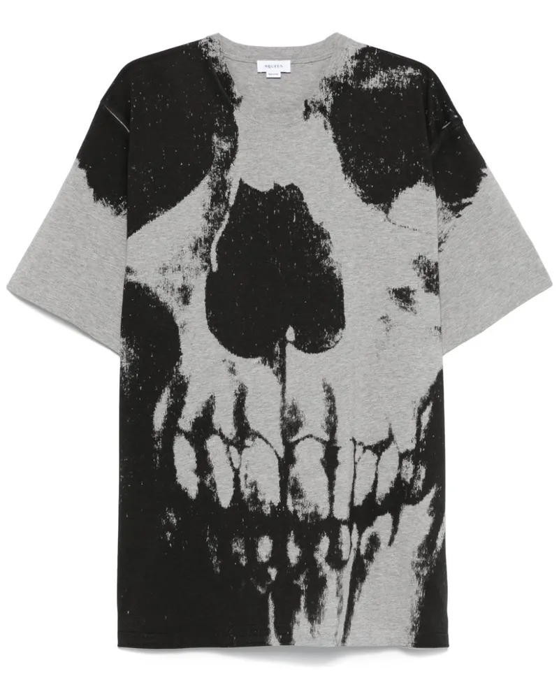 Alexander McQueen Skull T-Shirt - Grau Grau