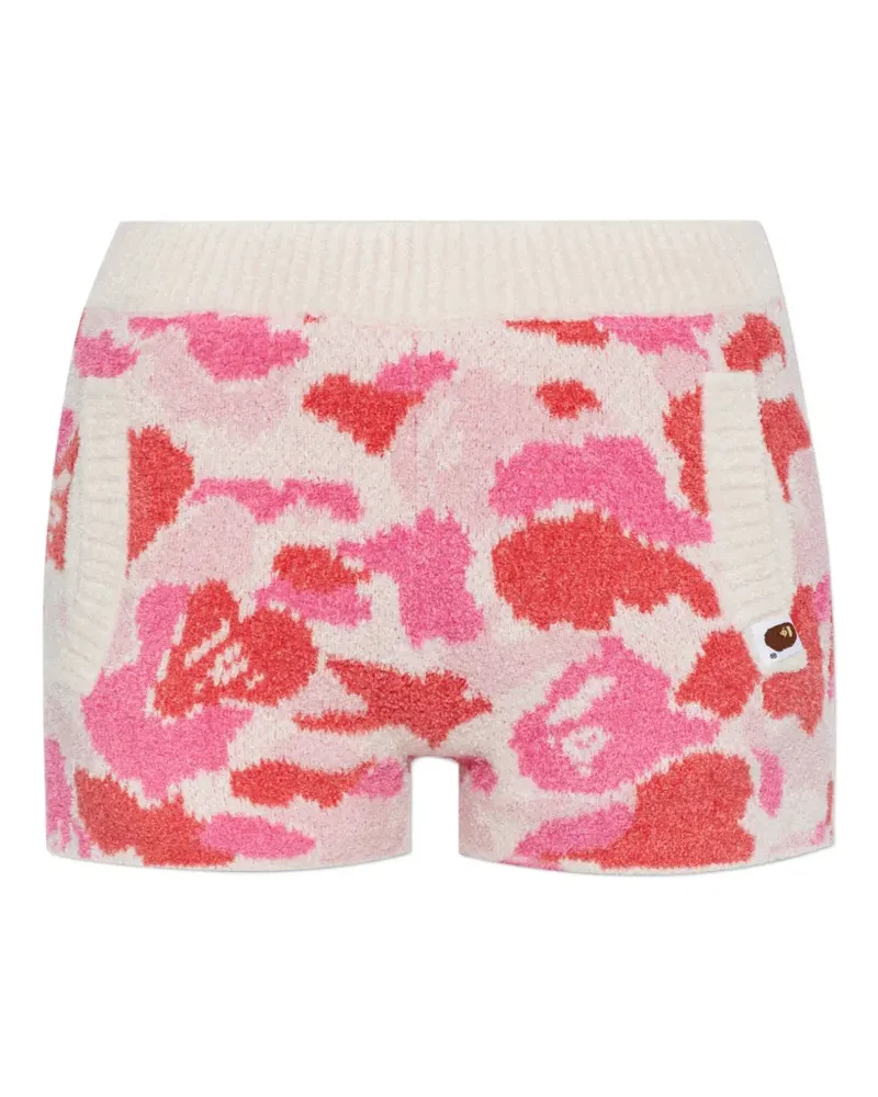 BAPE camouflage-print shorts - Nude Nude