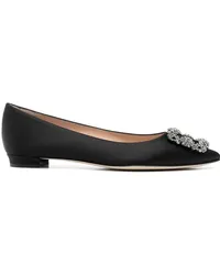 Manolo Blahnik Hangisi Ballerinas Schwarz