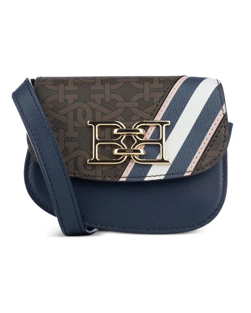 Bally Schultertasche mit Monogramm-Print - Braun Braun