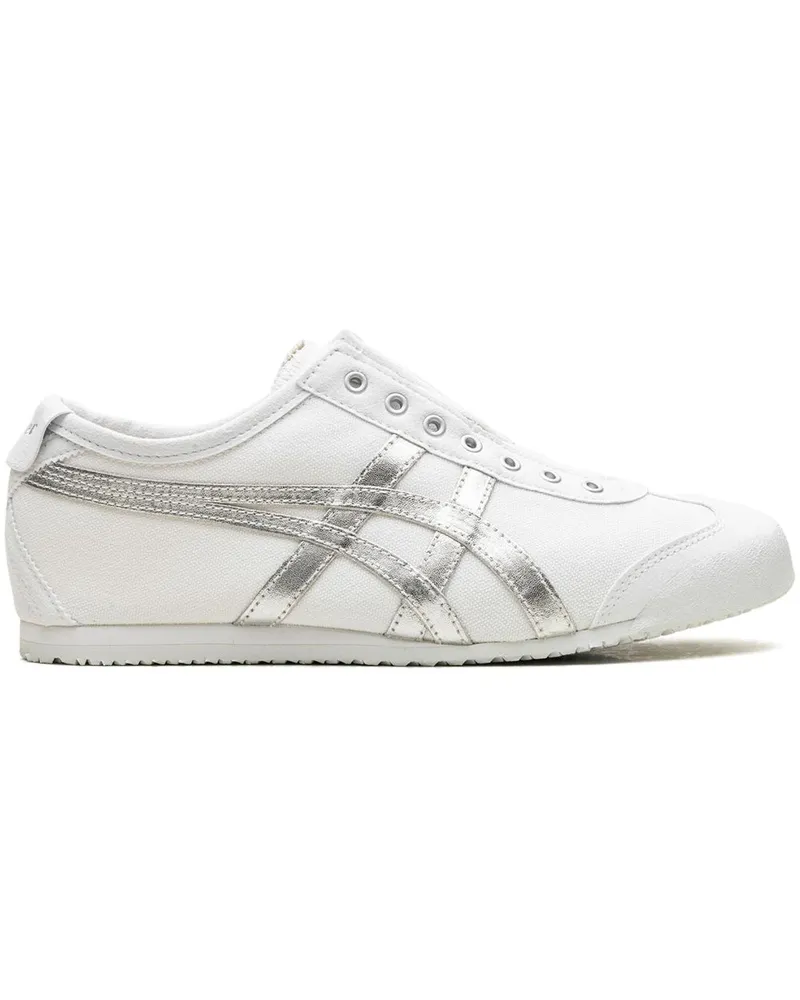 Onitsuka Tiger Mexico 66 "White/Pure Silver" Slip-On-Sneakers - Weiß Weiß