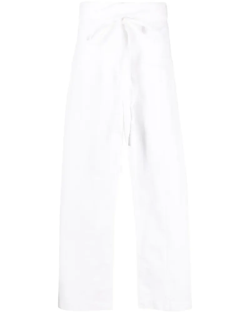 Matteau Wide-Leg-Hose mit Kordelzug - Weiß Weiß