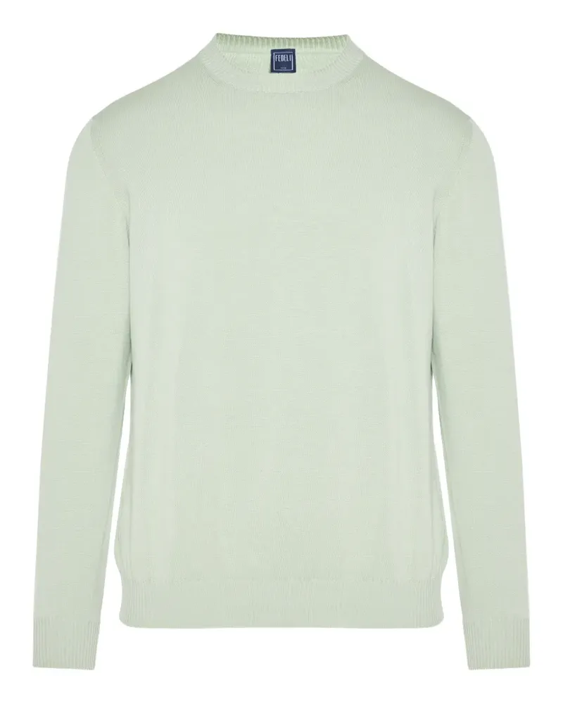 Fedeli crew-neck long-sleeved knitwear - Grün Grün