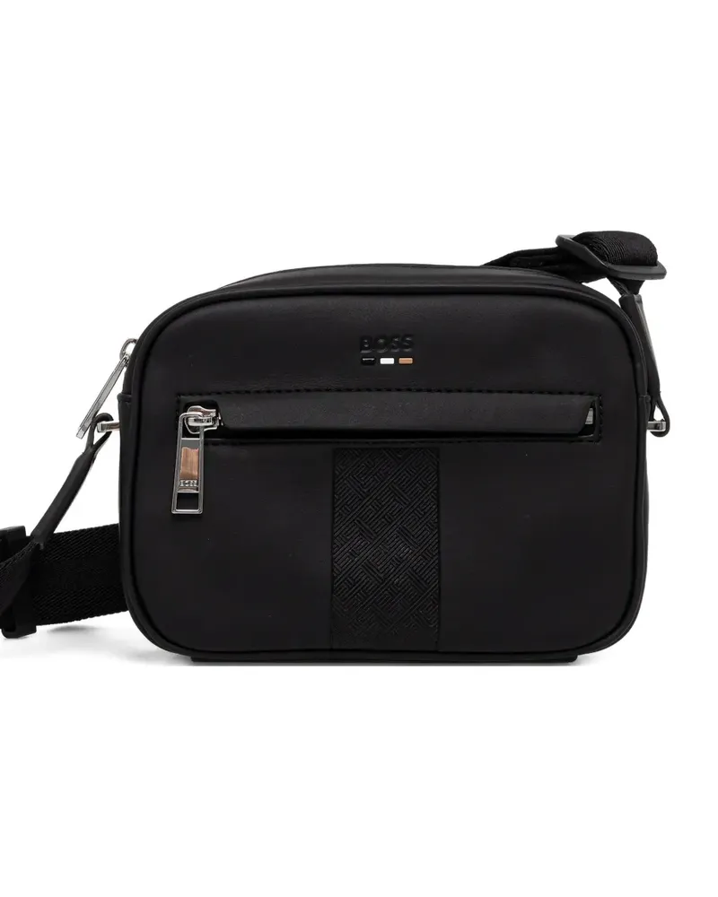 HUGO BOSS logo-detail messenger bag - Schwarz Schwarz