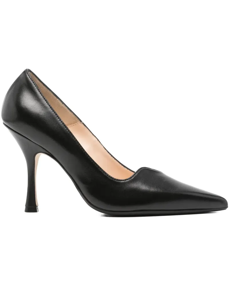Anna F. Pumps mit spitzer Kappe - Schwarz Schwarz