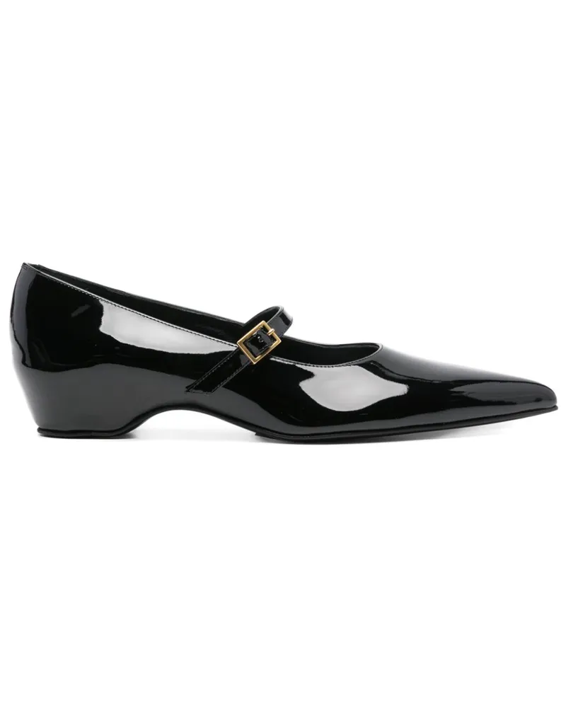 KHAITE Sybil Ballerinas - Schwarz Schwarz
