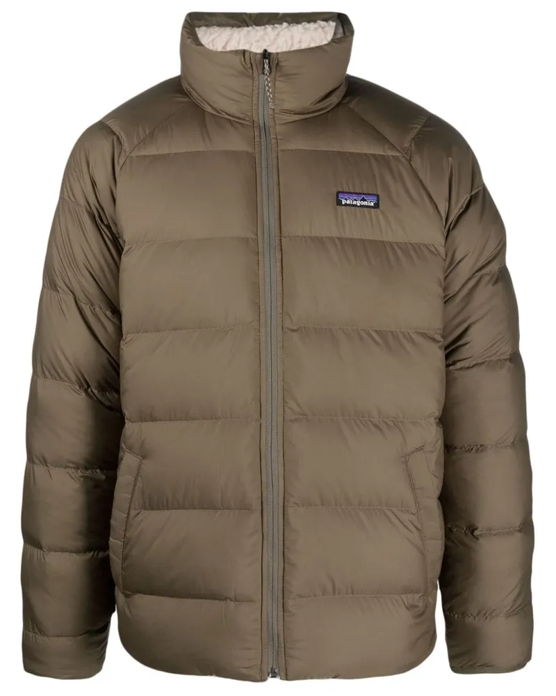 Patagonia Gesteppte Jacke mit Logo-Patch Grün