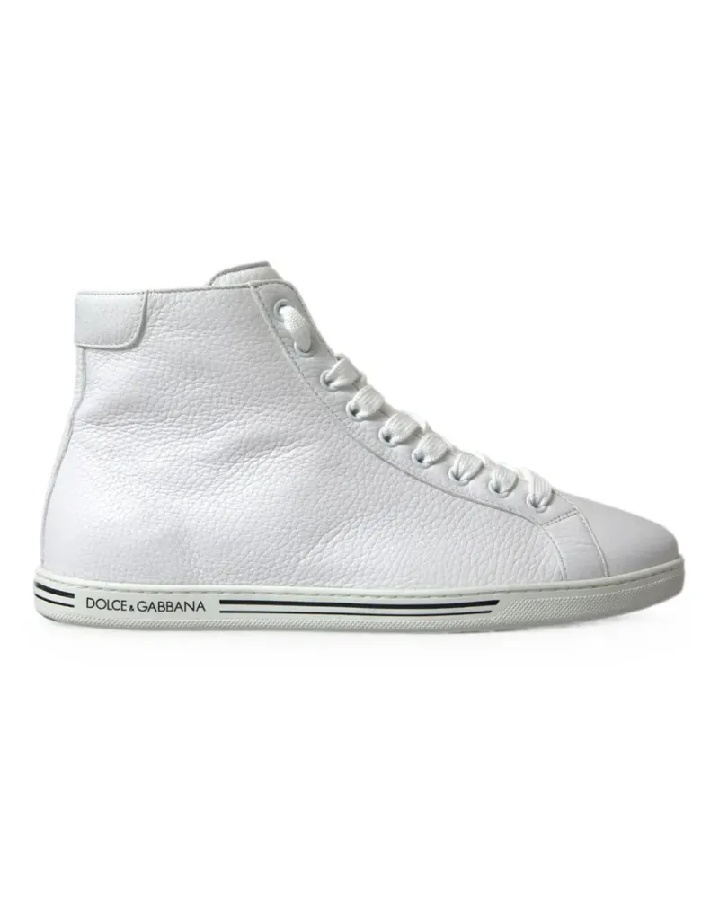 Dolce & Gabbana Saint Tropez leather sneakers - Weiß Weiß