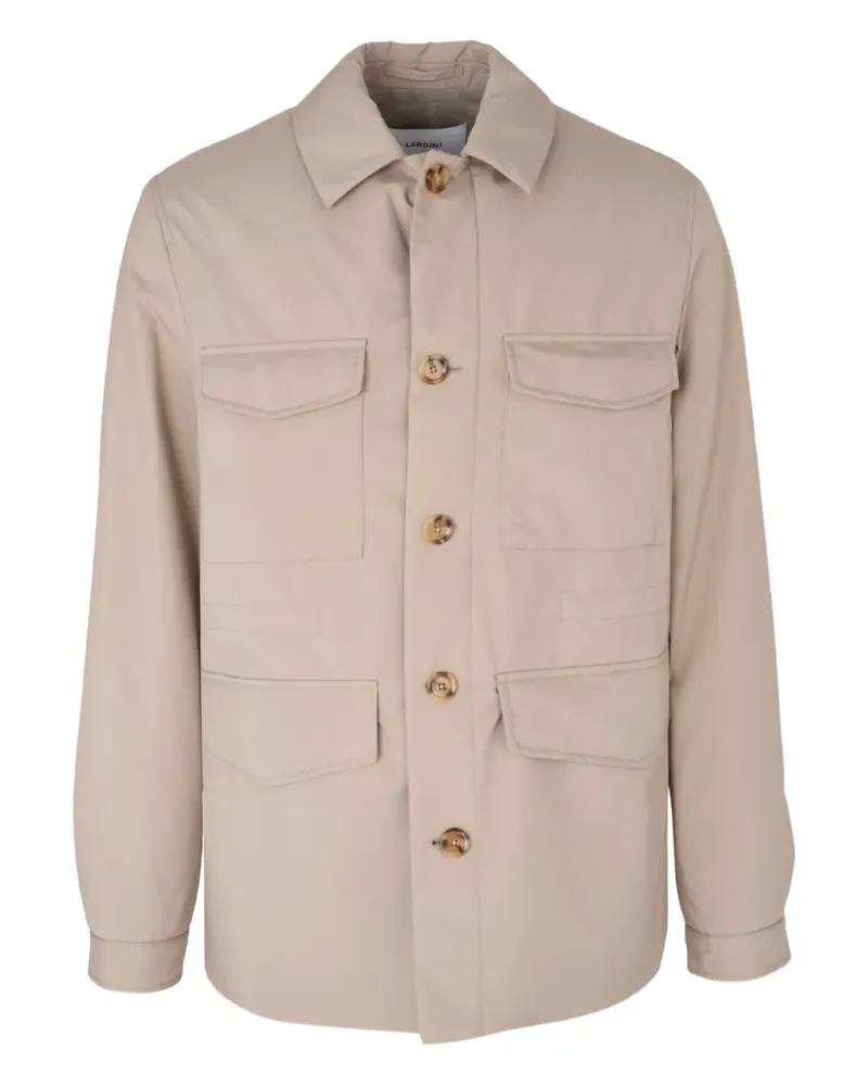 LARDINI padded field jacket - Nude Nude