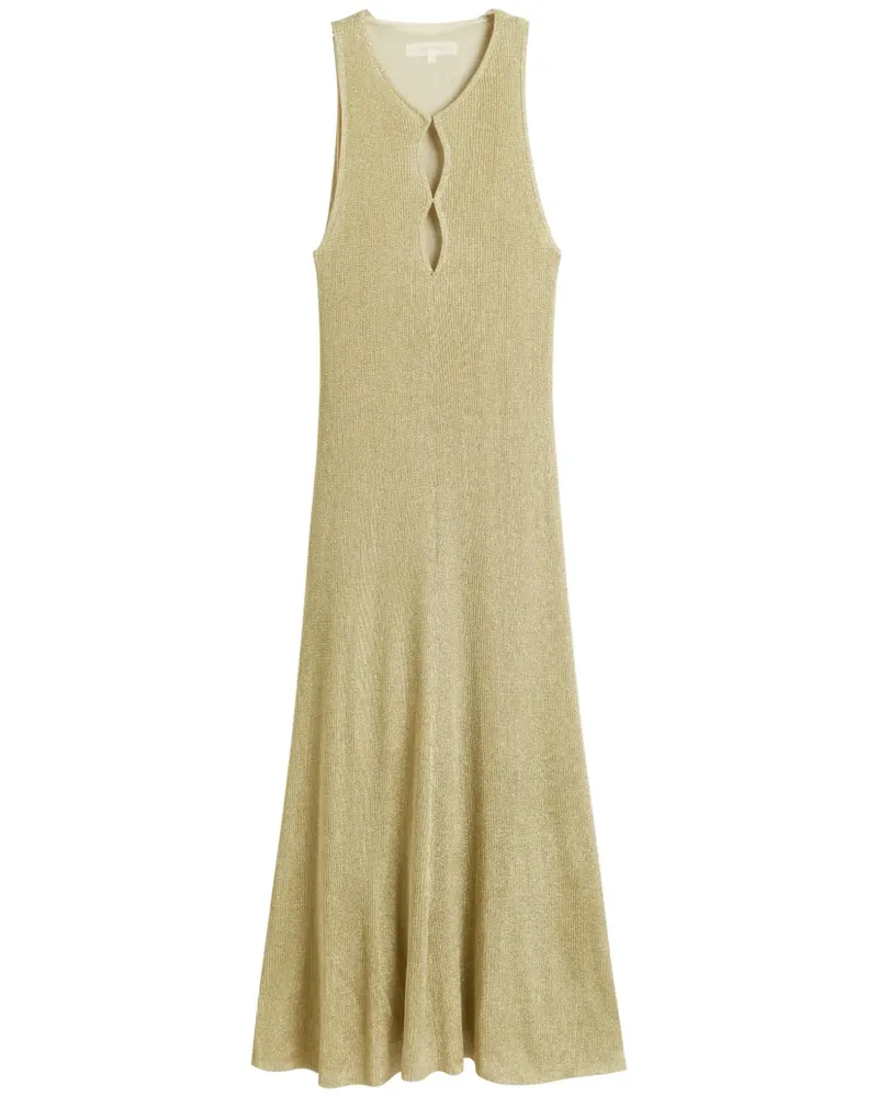 Chinti & Parker x Laura Whitmore Kleid mit Schimmeroptik - Nude Nude