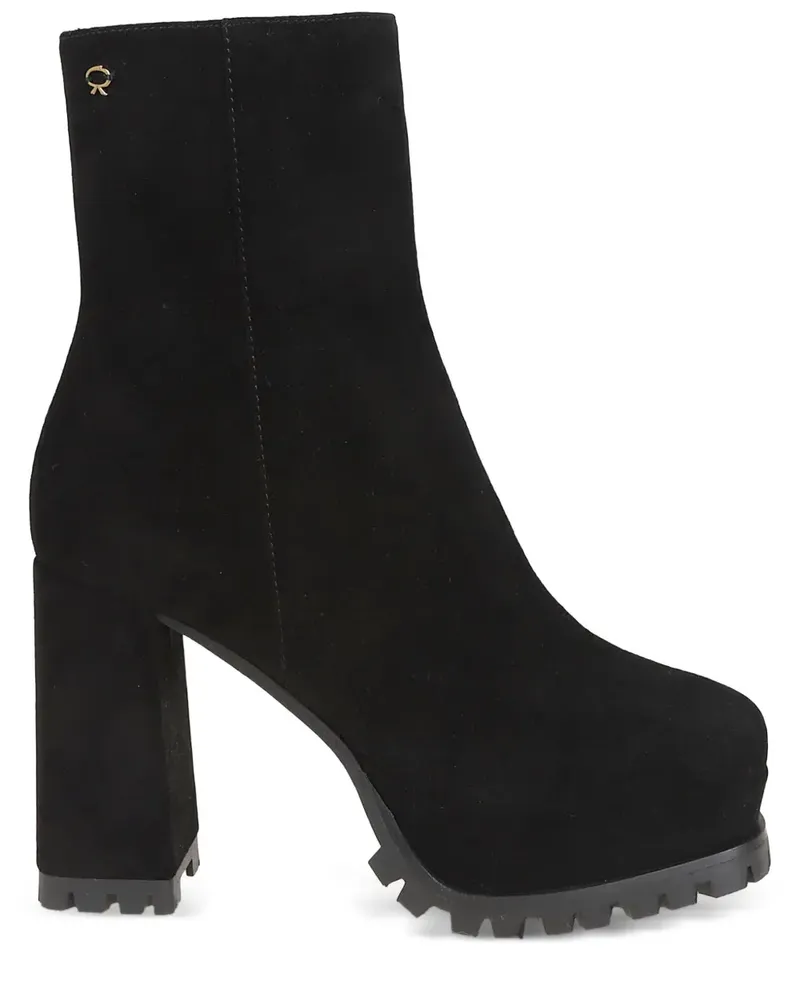 Gianvito Rossi Harlem Stiefeletten mit Plateau 105mm - Schwarz Schwarz