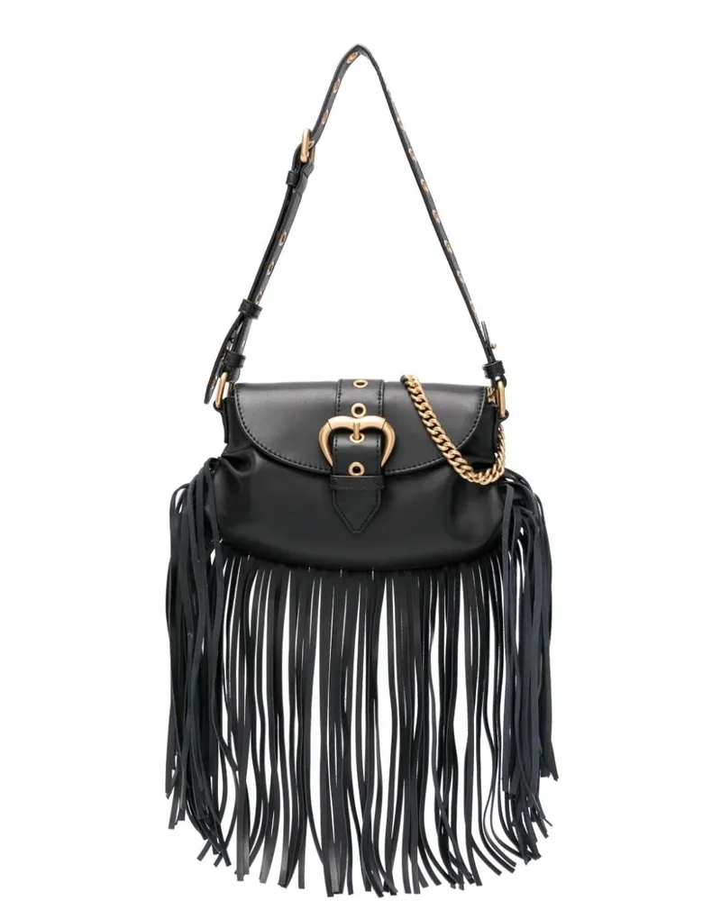 Pinko Mini Jolene Schultertasche - Schwarz Schwarz