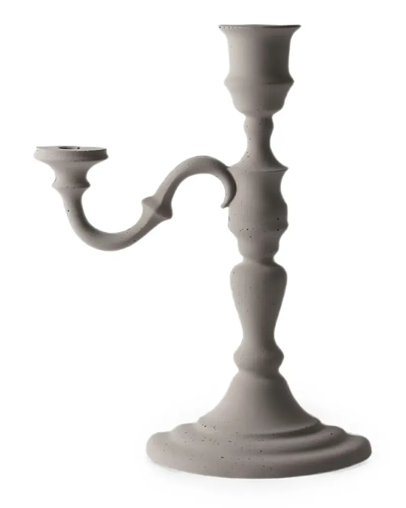 knIndustrie Progetto Lara Caffi Candelabra - Grau Grau