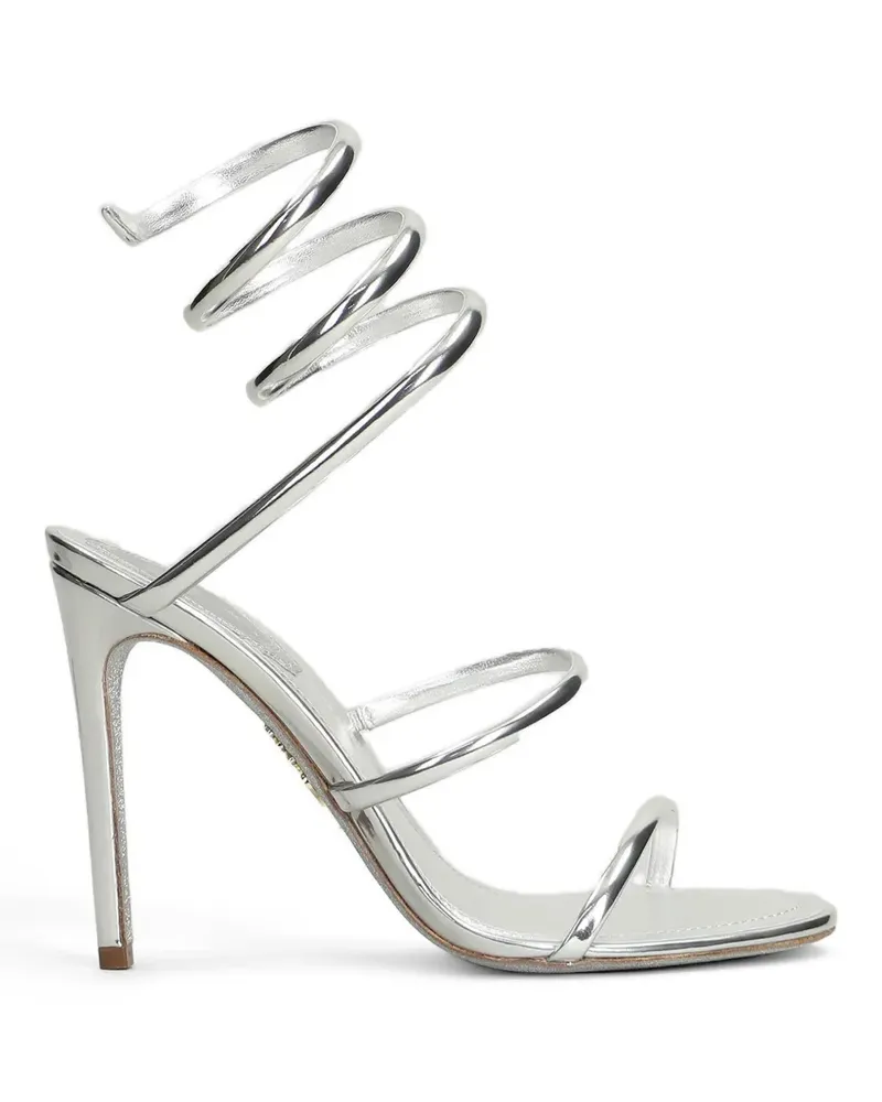 René Caovilla Cleo metallic sandals - Silber Silber
