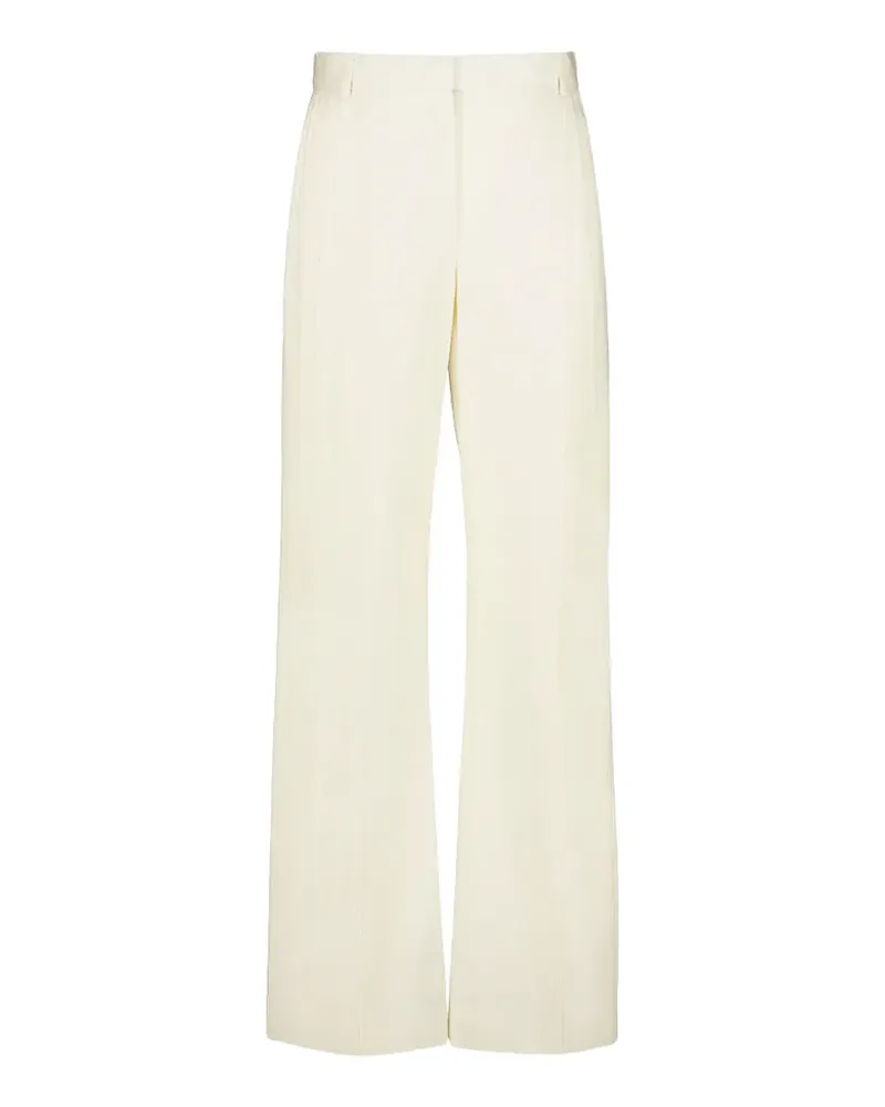 Stella McCartney pleated straight-fit trousers - Nude Nude