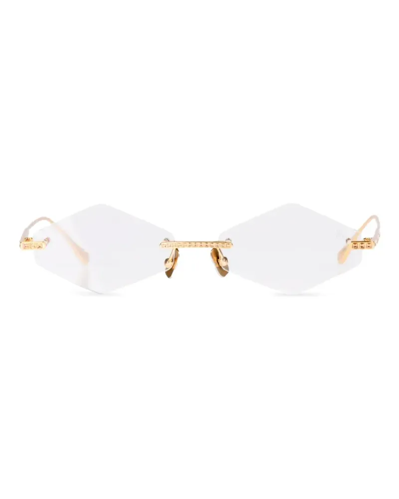 Anna-Karin Karlsson Crystal Optical 2.0 textured glasses - Gold Gold