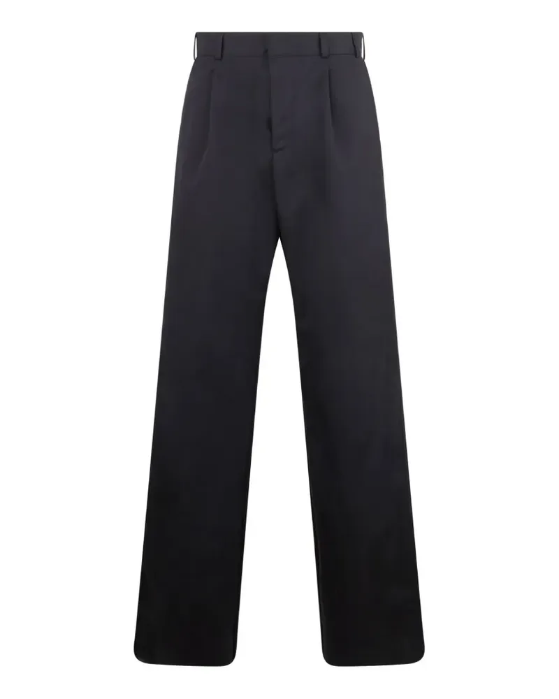 Roberto Cavalli Hose mit Bundfalten - Schwarz Schwarz
