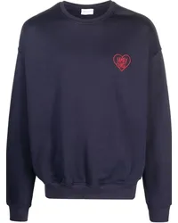 Family First Sweatshirt mit Logo-Stickerei Blau