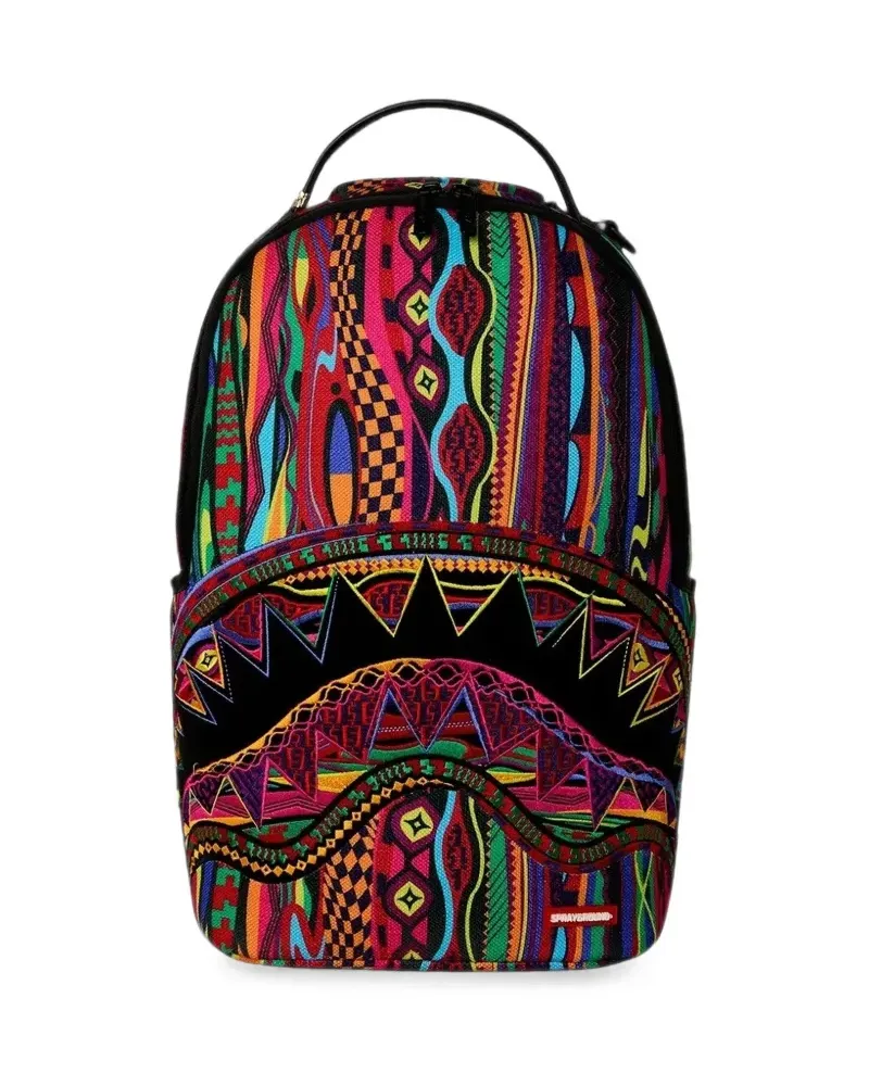 Sprayground Royal Rhythm Rucksack mit Stickerei - Schwarz Schwarz