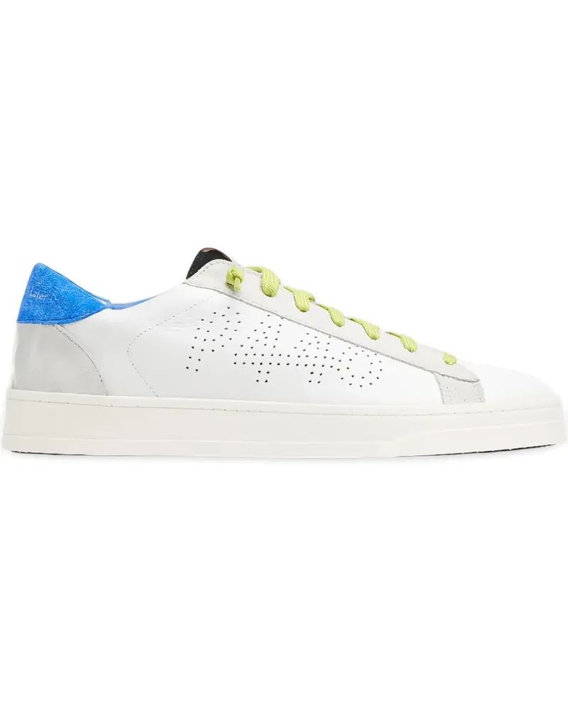 P448 Sneakers mit perforiertem Logo - Weiß Weiß