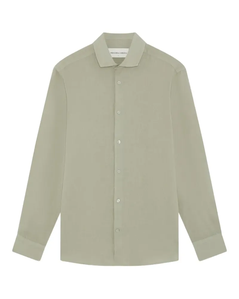 Frescobol Carioca Antonio linen shirt - Grün Grün