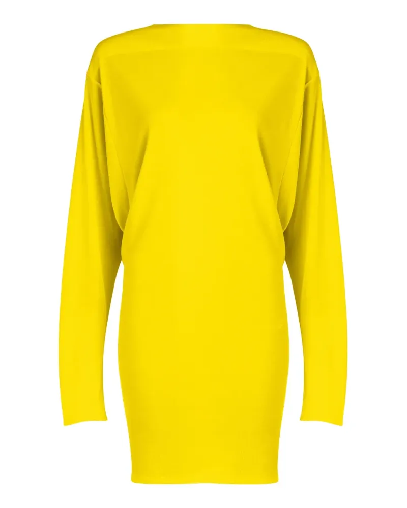 Jacquemus long-sleeved cutout mini dress - Gelb Gelb