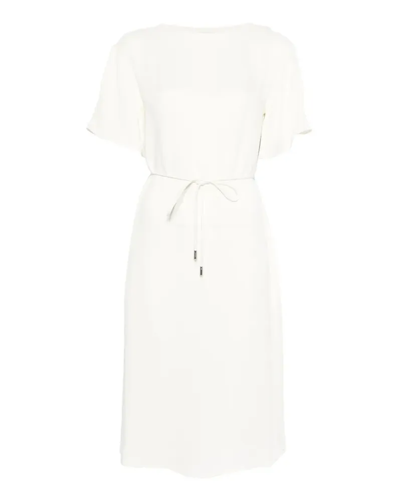 Herno Midikleid mit Bindegürtel - Nude Nude