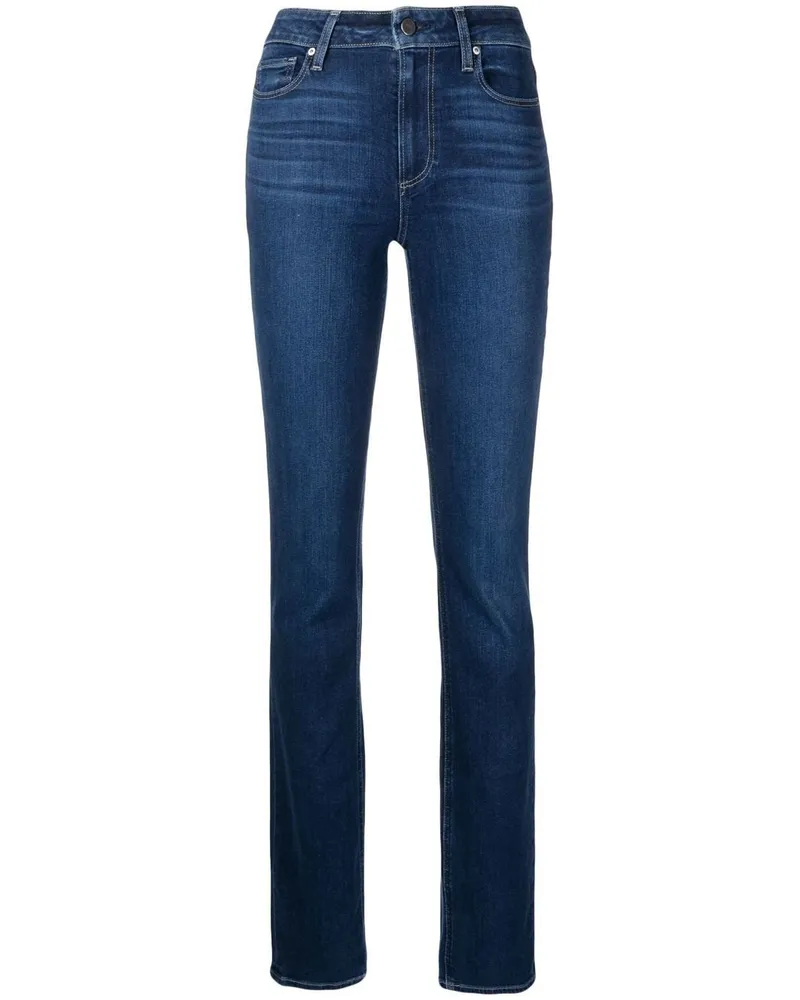 Paige Gerade Hoxton Jeans - Blau Blau