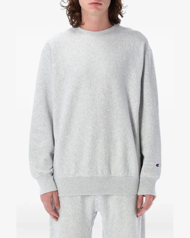 Champion Sweatshirt mit Logo-Patch - Grau Grau