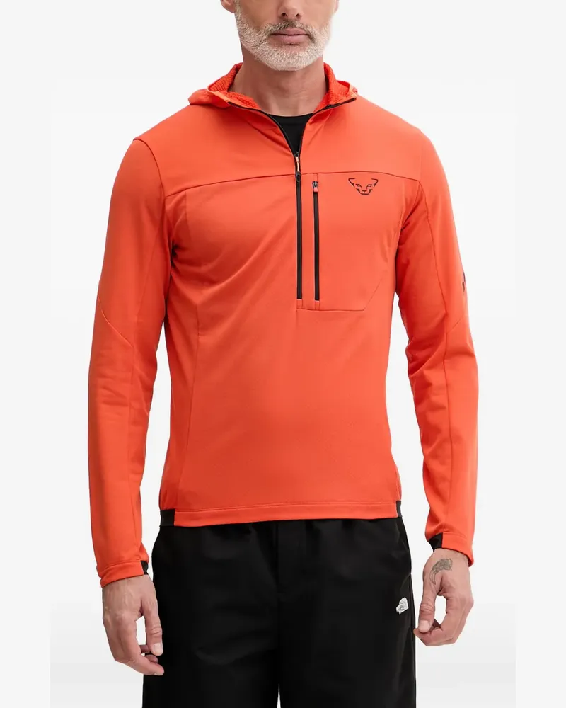 Dynafit Hoodie mit kurzem Reißverschluss - Orange Orange