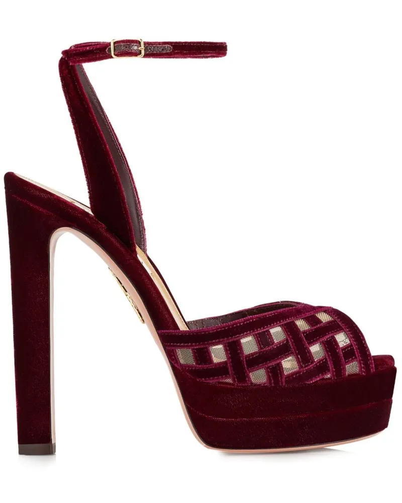 Aquazzura Romance Sandalen 130mm - Rot Rot