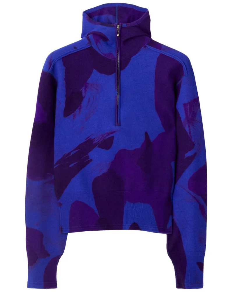 Burberry Pullover mit abstraktem Muster - Blau Blau