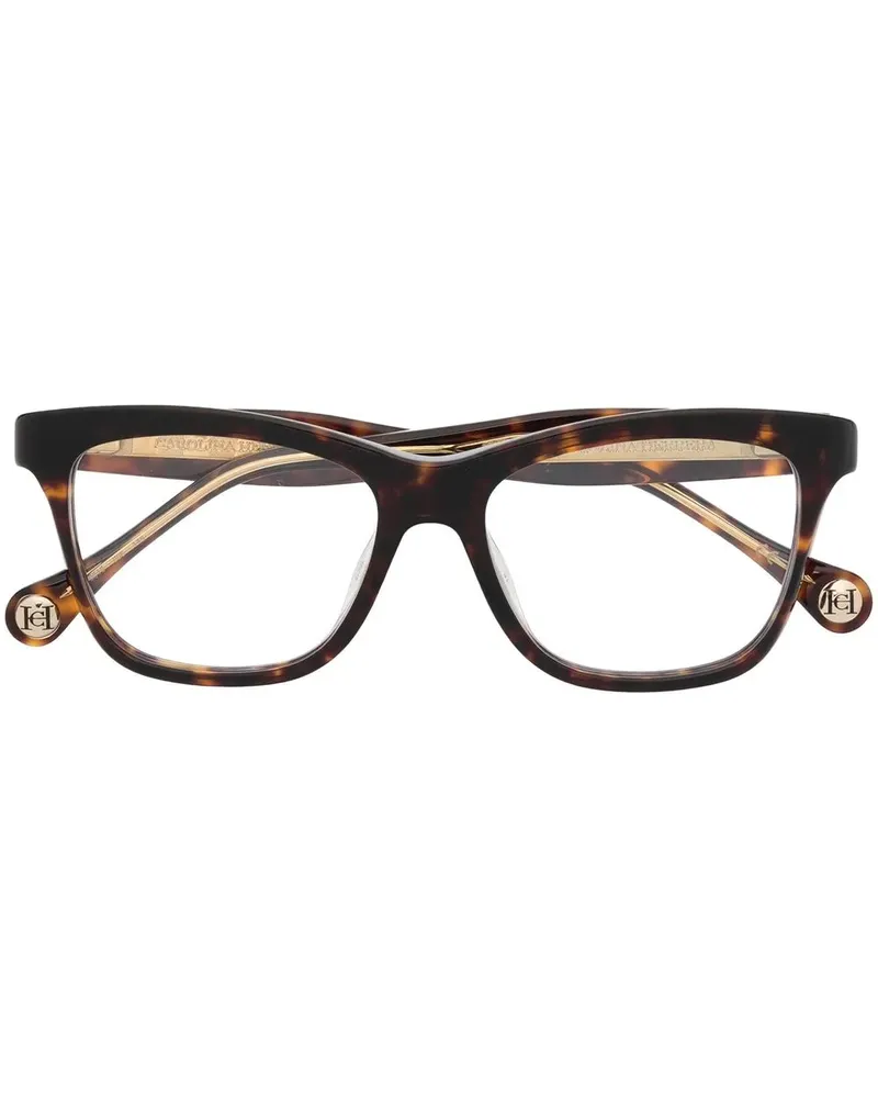 Carolina Herrera New York Brille in Schildpattoptik - Braun Braun