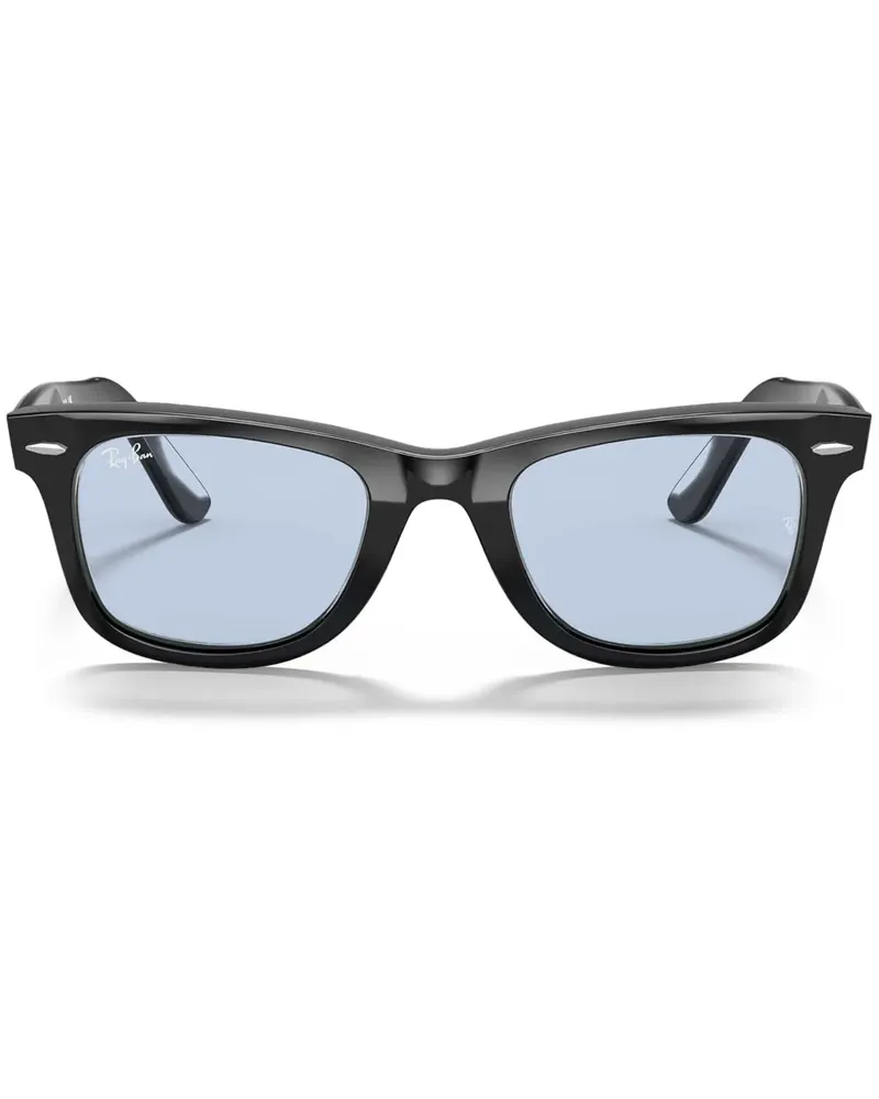 Ray Ban Sonnenbrille mit breitem Gestell - Schwarz Schwarz