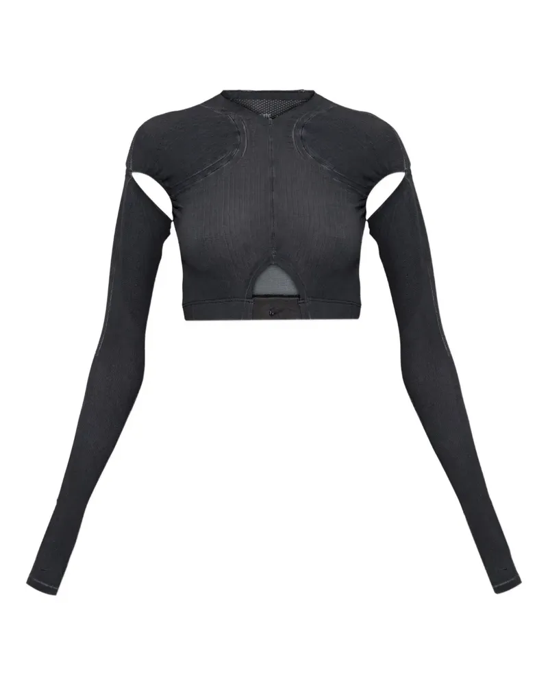 Nike x KNWLS cut-out long-sleeve top - Schwarz Schwarz