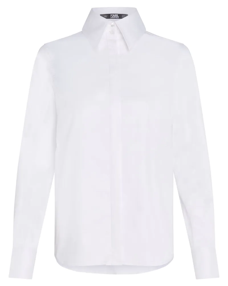 Karl Lagerfeld Klassisches Hemd - Weiß Weiß