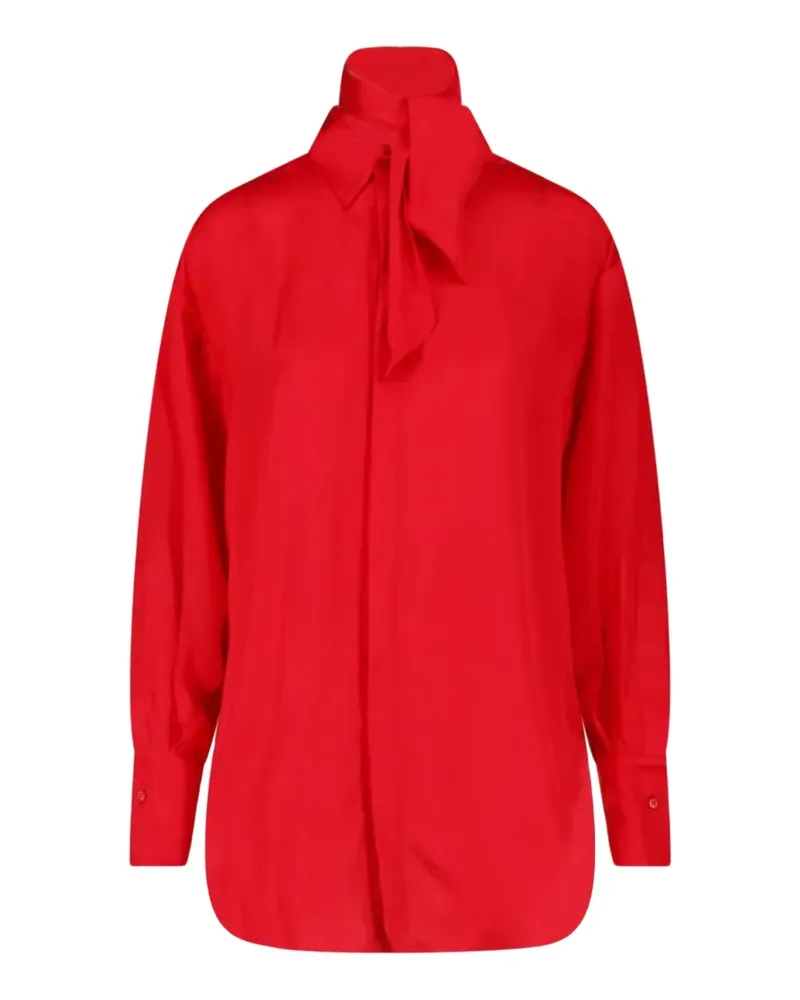 Sa Su Phi pussy-bow satin shirt - Rot Rot