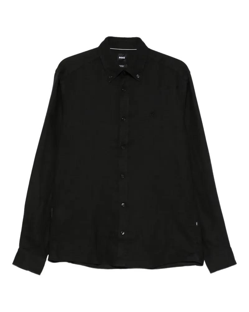 HUGO BOSS buttoned shirt - Schwarz Schwarz