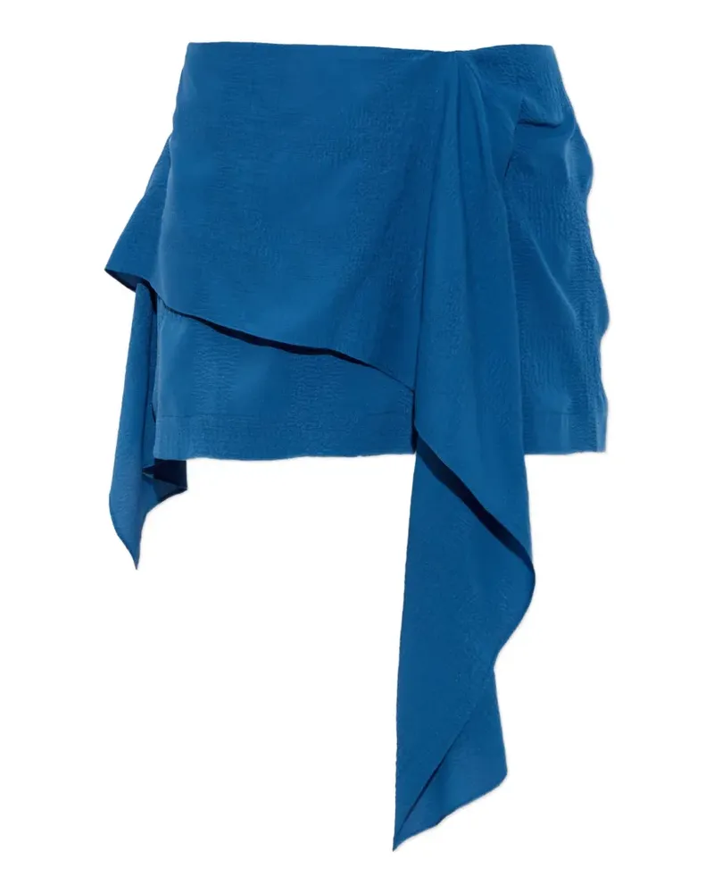 IRO Drapierter Pully Minck - Blau Blau