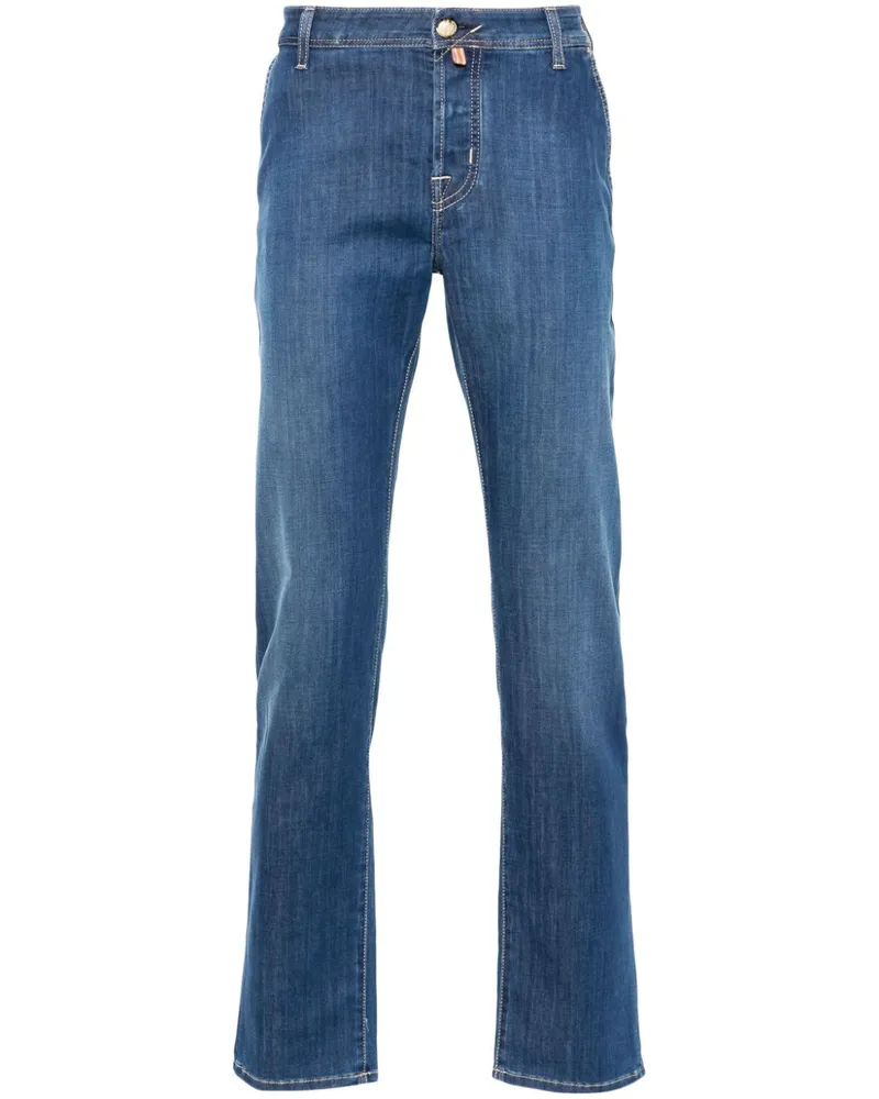 Jacob Cohën Lenny Slim-Fit-Jeans - Blau Blau