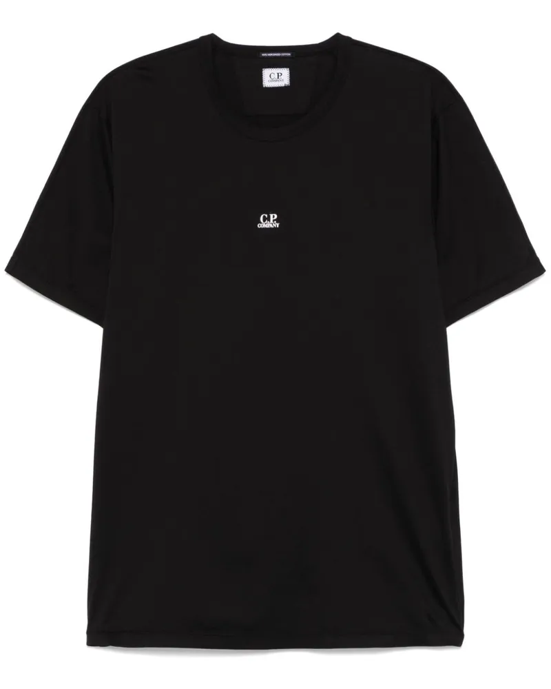 C.P. Company T-Shirt mit Logo-Print - Schwarz Schwarz