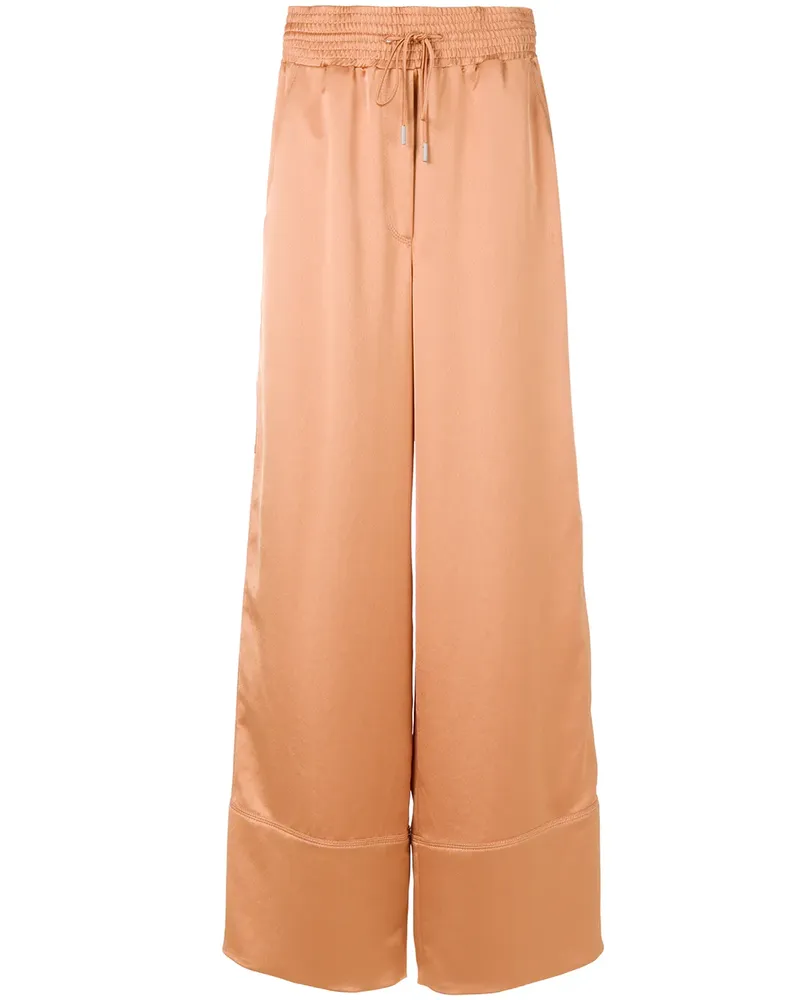 OFF-WHITE Hose mit weitem Bein - Nude Nude