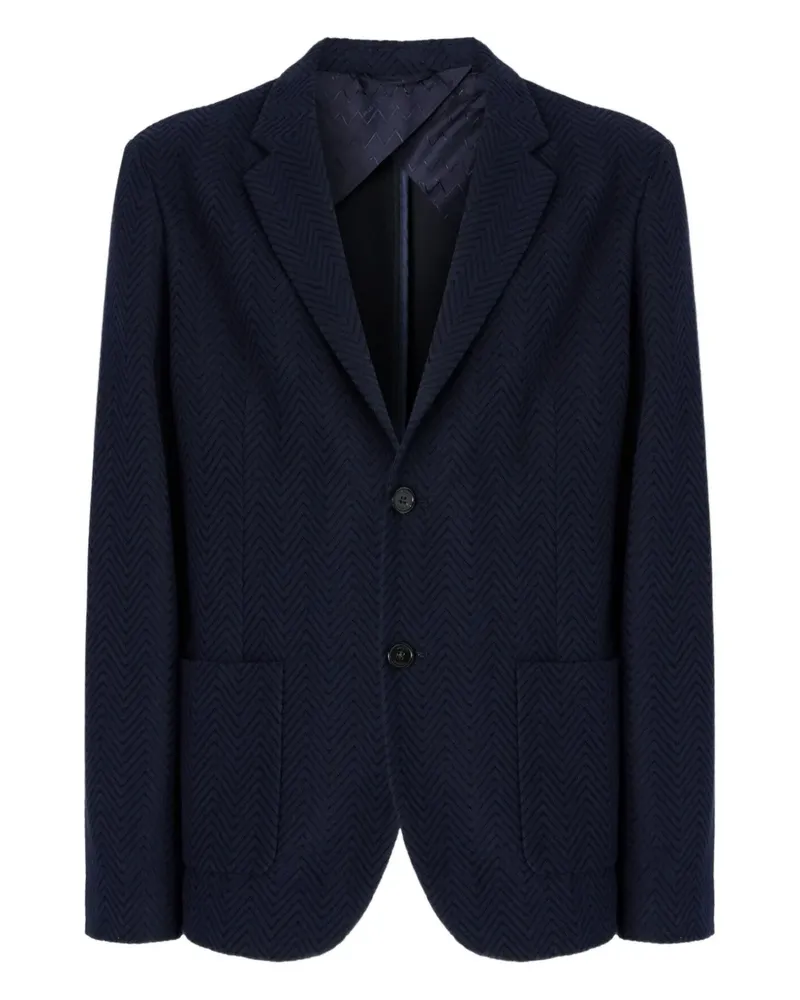 Missoni Sakko mit Fischgrätenmuster - Blau Blau