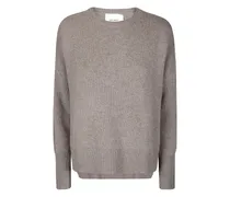 Mila Kaschmirpullover mit rundem Ausschnitt - Braun